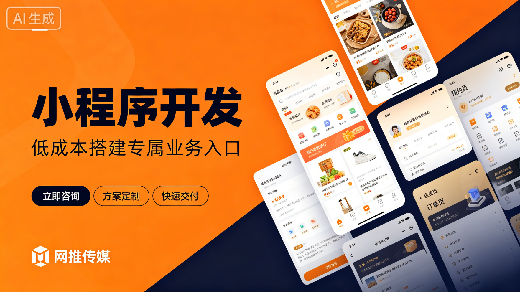 小程序开发案例界面截图，展示清晰的用户界面与功能布局